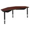 Regency I-Promise Desks, 24 D X 23-34 H, 60 W X Wood, Metal, Cherry IP2SD2BX6024CH - alternate 3
